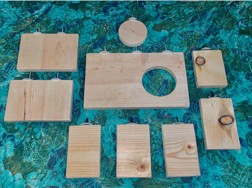 Kiln Dried Pine Ledges Set, Chinchilla Cage Accessories, Critter Platform