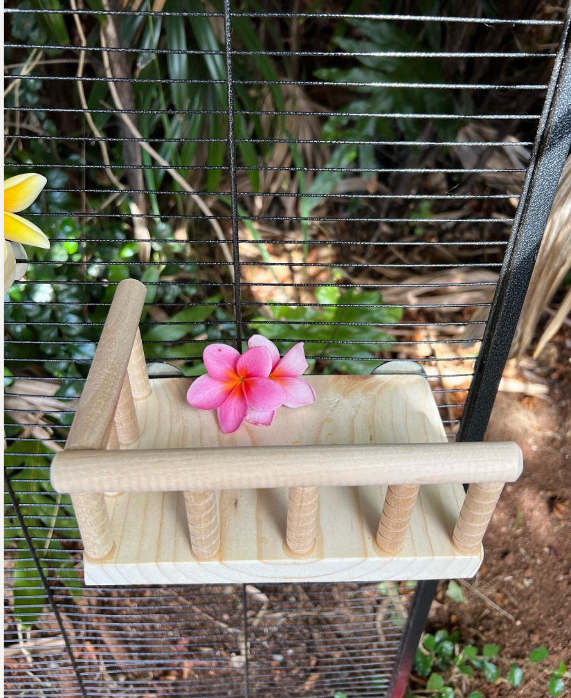 Kiln Dried Pine Wrap Around Railing Ledge for Chinchillas, Rats, Sugar Gliders, Degu and other Critters