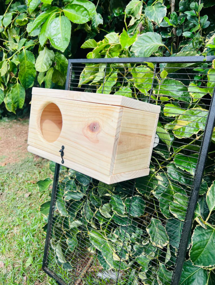 Chinchilla Hay Box, Dust Bath House with Hinges
