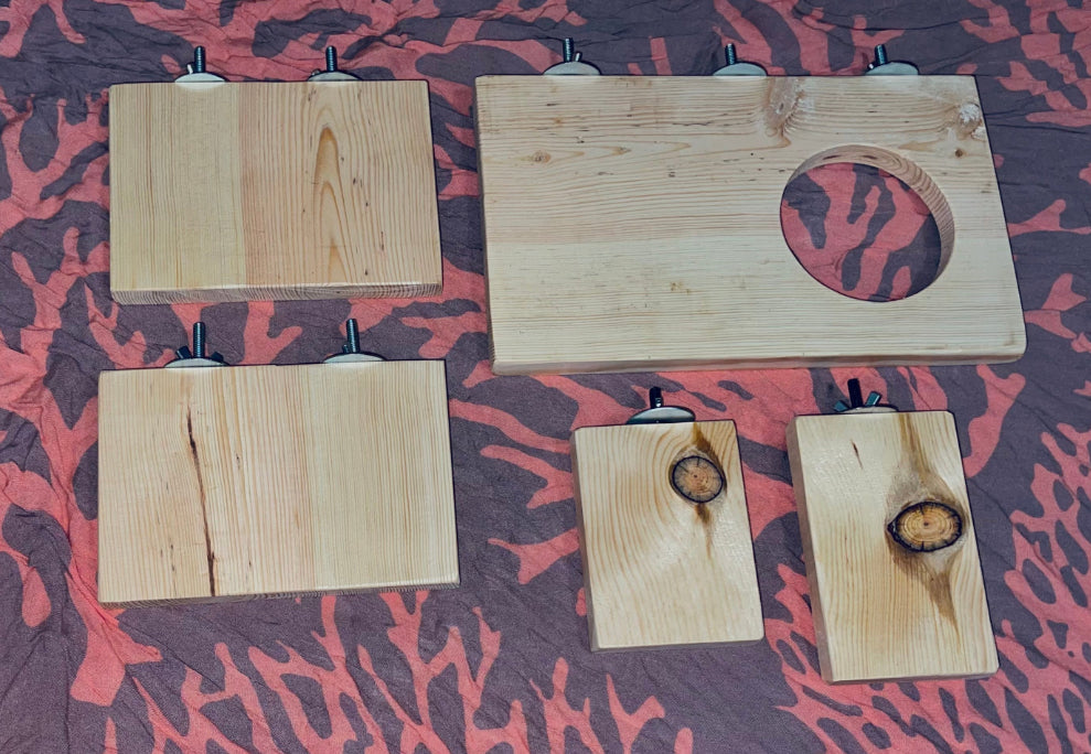 Kiln Dried Pine Ledges Set, Chinchilla Cage Accessories, Critter Platform