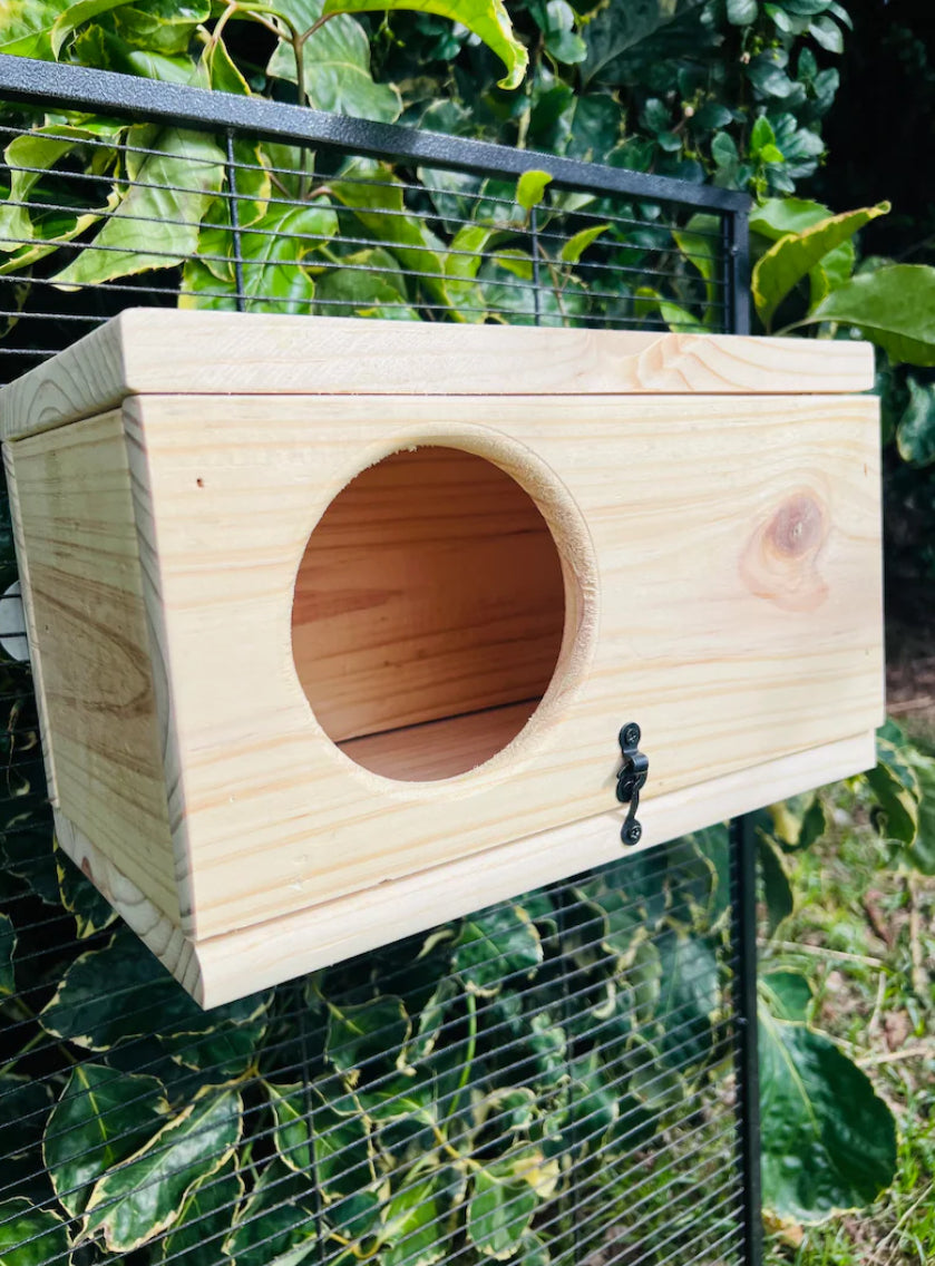 Chinchilla Hay Box, Dust Bath House with Hinges