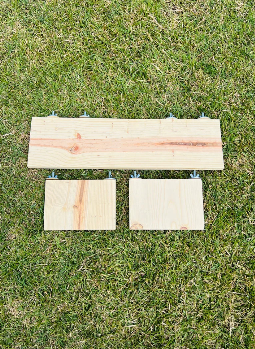 Chinchilla/Rat/Bird Kiln Dried Pine Ledges/Platforms 4 piece set