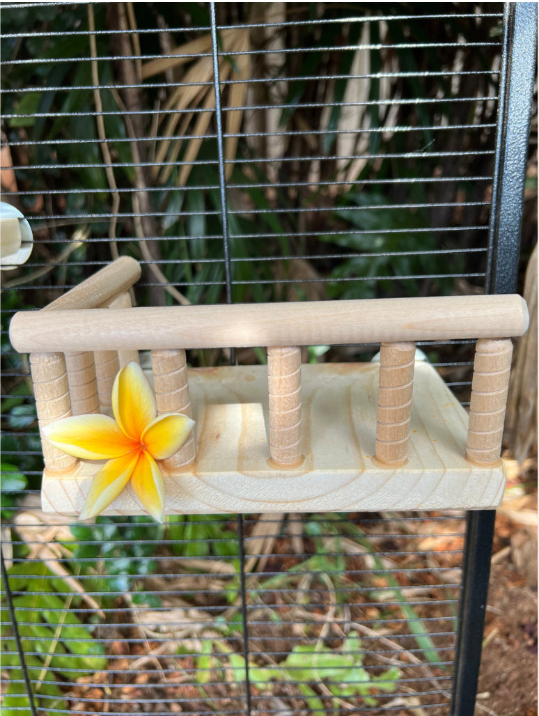 Kiln Dried Pine Wrap Around Railing Ledge for Chinchillas, Rats, Sugar Gliders, Degu and other Critters