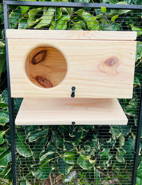 Chinchilla Hay Box, Dust Bath House with Hinges