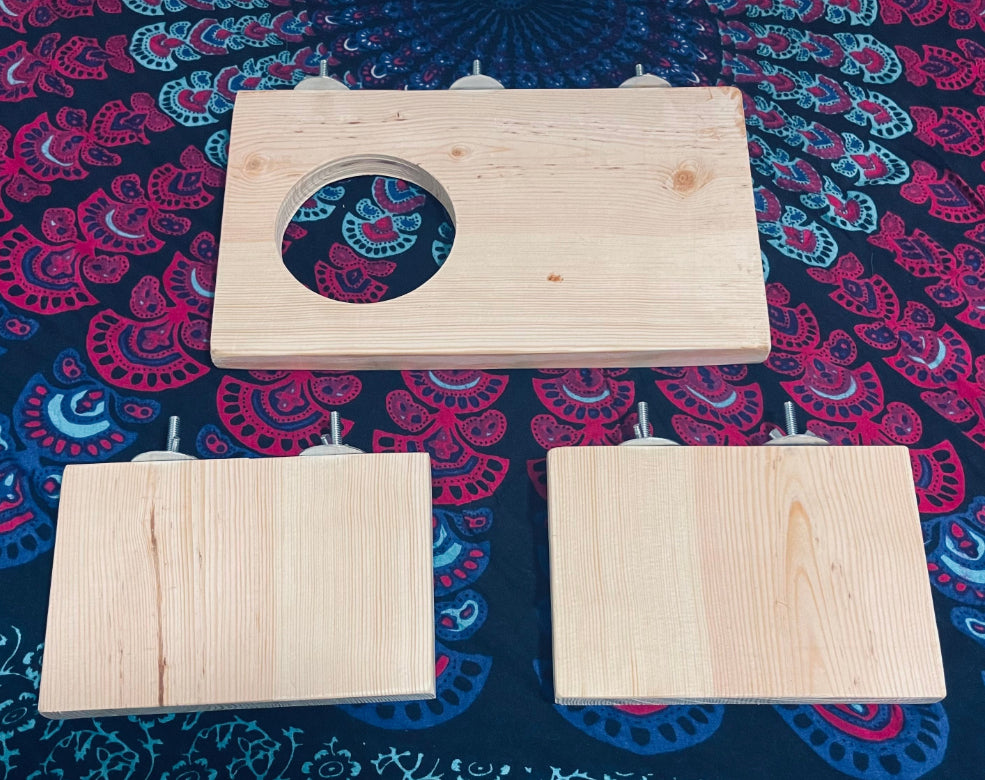 Kiln Dried Pine Ledges Set, Chinchilla Cage Accessories, Critter Platform