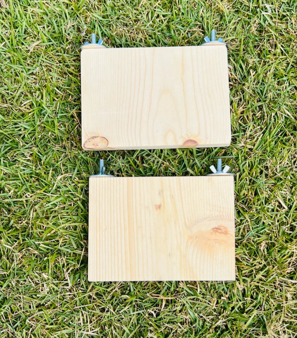 Chinchilla/Rat/Bird Kiln Dried Pine Ledges/Platforms 4 piece set