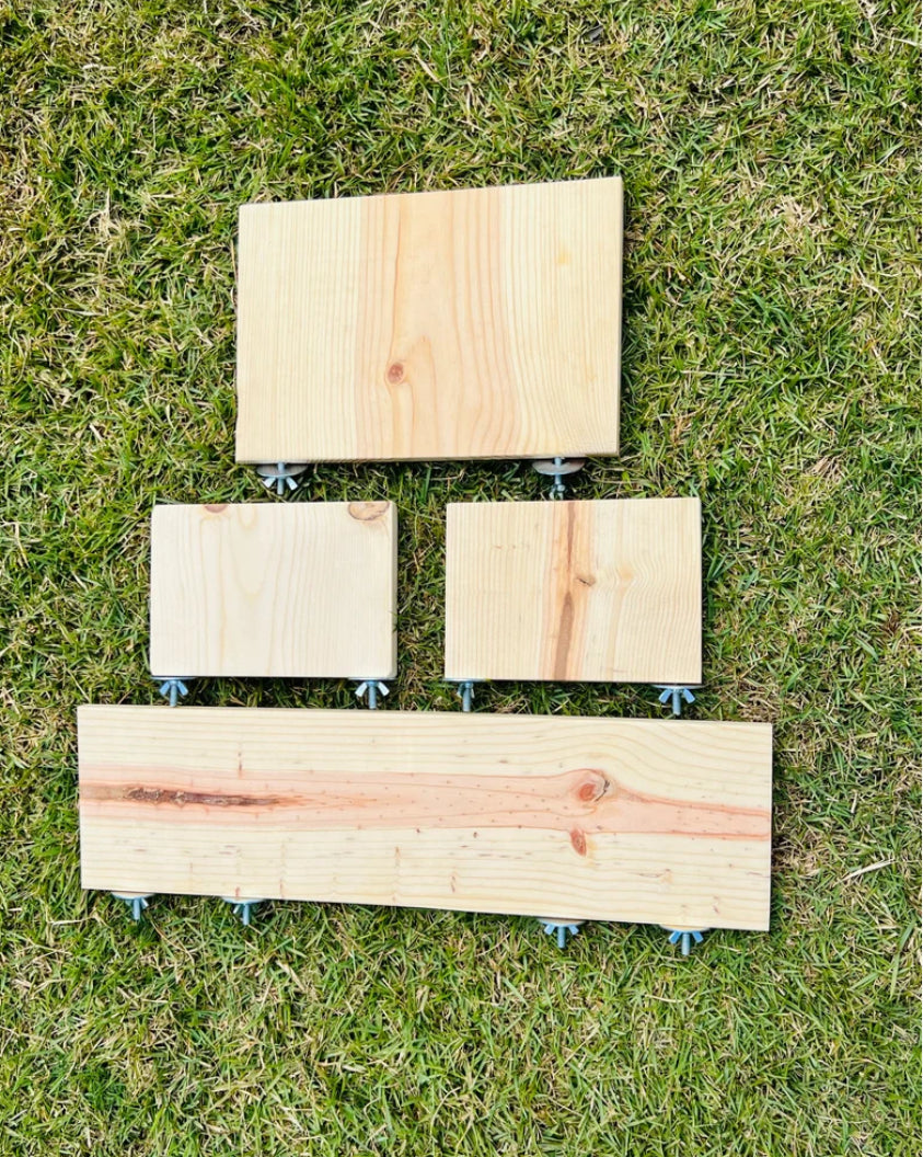 Chinchilla/Rat/Bird Kiln Dried Pine Ledges/Platforms 4 piece set