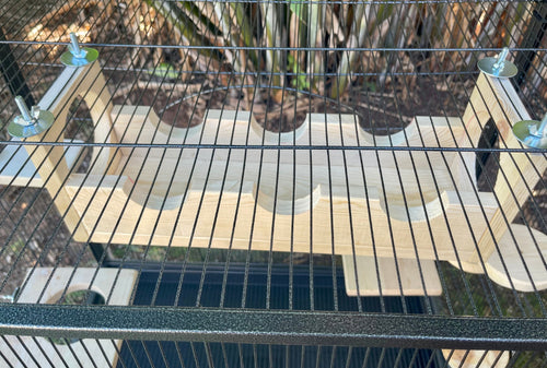 10 piece Cage to Castle Bundle, includes Sky High Bridge, Peekaboo ledge, Lily Pads & Steps for Chinchillas Rats Squirrels