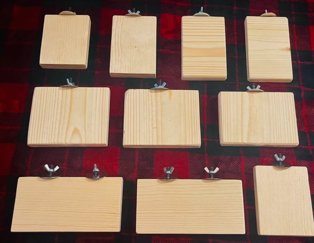 Kiln Dried Pine 10 piece Ledge Set for Chinchillas and Small Animals