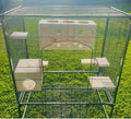 Lucky Number 7 Set with Leap Through and Peekaboo Hiedouts and Kiln Dried Pine Ledges for Chinchillas Rats Birds Degu Sugar Gliders etc
