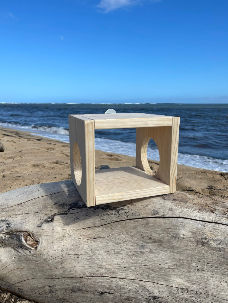 Lucky Number 7 Set with Leap Through and Peekaboo Hiedouts and Kiln Dried Pine Ledges for Chinchillas Rats Birds Degu Sugar Gliders etc
