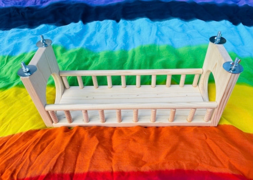 CrazyCritter 13-Piece Chinchilla Cage Set: Bridge, Ledges, Hideout & Stairs