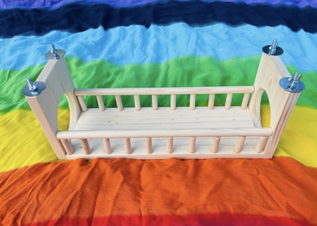 CrazyCritter 13-Piece Chinchilla Cage Set: Bridge, Ledges, Hideout & Stairs