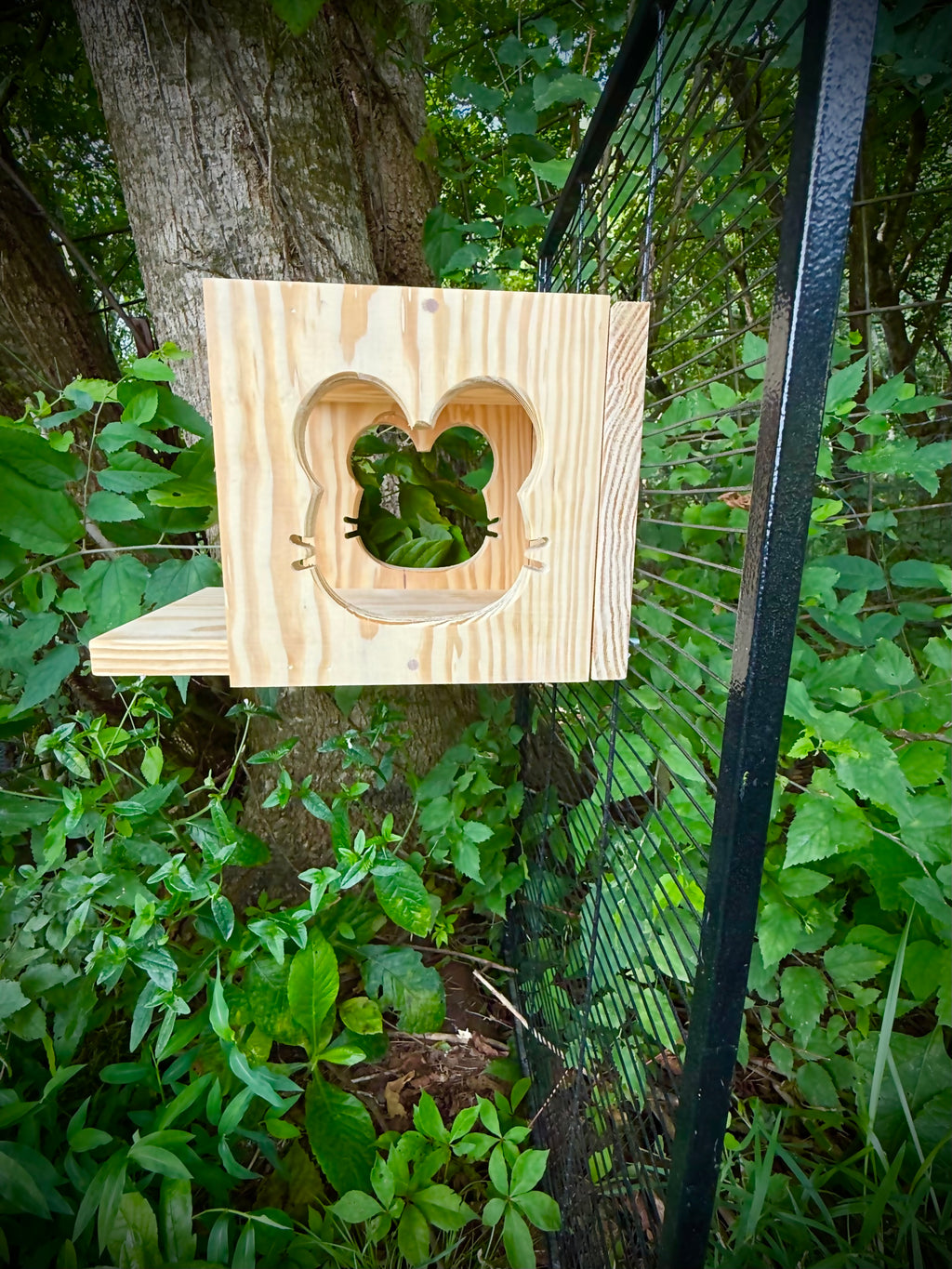 Chinchilla House Hide Out With Cute Chinchilla Face Cut Out Made Of Kiln Dried Pine